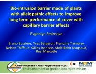 Bio-intrusion barrier made of plants p with allelopathic effects to ...
