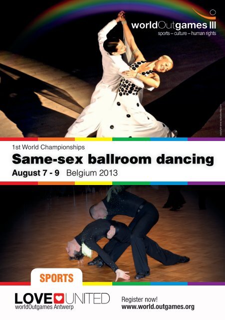 Same-sex ballroom dancing - World Outgames Antwerp 2013