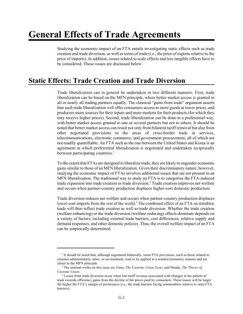 U.S.-Korea Free Trade Agreement: Potential Economy-wide ... - USITC