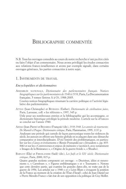 BIBLIOGRAPHIE COMMENTÉE  André Versaille éditeur