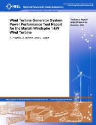 Wind Turbine Generator System Power Performance Test ... - NREL