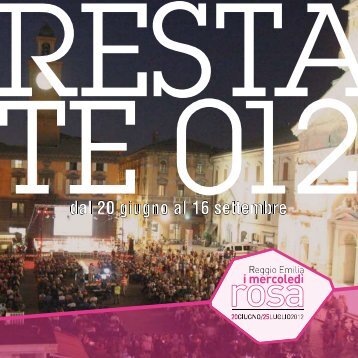 REstate 2012 - Comune di Reggio Emilia