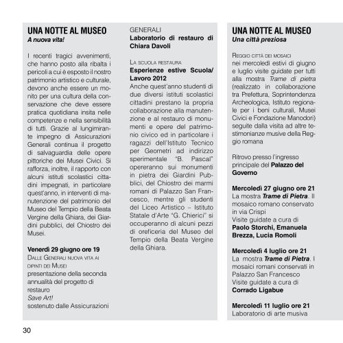 REstate 2012 - Comune di Reggio Emilia