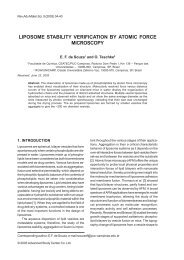 liposome stability verification by atomic force microscopy