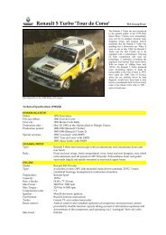84 Renault 5 Turbo - Motorsports Almanac