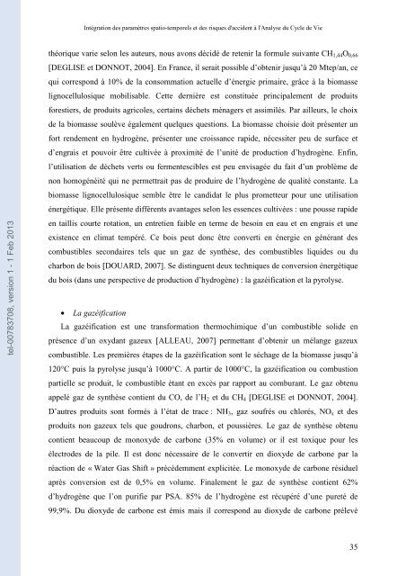 Intégration des paramètres spatio-temporels et des risques d ...