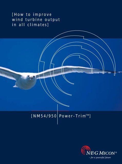[How to improve wind turbine output in all climates] [NM54/950 ...