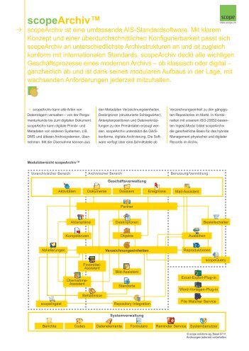 2011 ScopeArchiv d.indd - scope solutions ag
