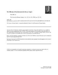 The Diffusion of Manichaeism in the Roman Empire Peter Brown ...