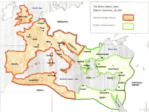 diocletian roman empire map