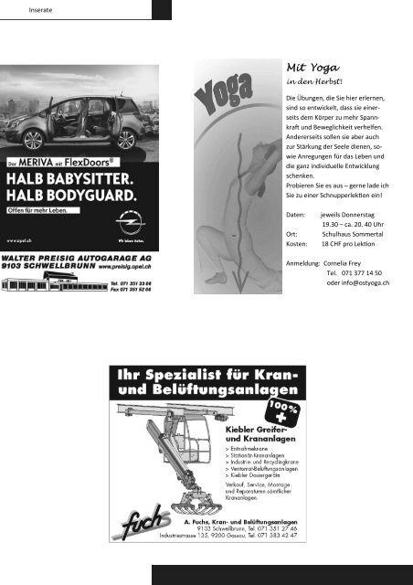 11. November 2011 - Gemeinde Schwellbrunn