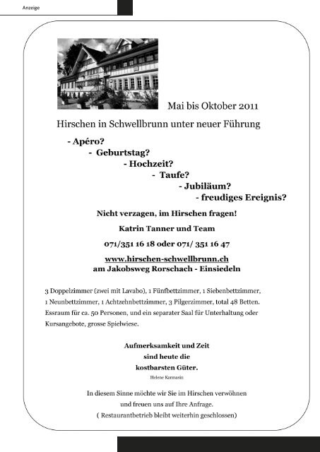 Agenda - Gemeinde Schwellbrunn