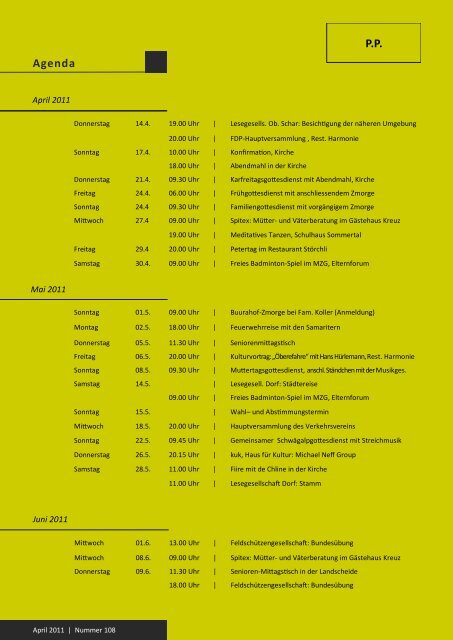 Agenda - Gemeinde Schwellbrunn