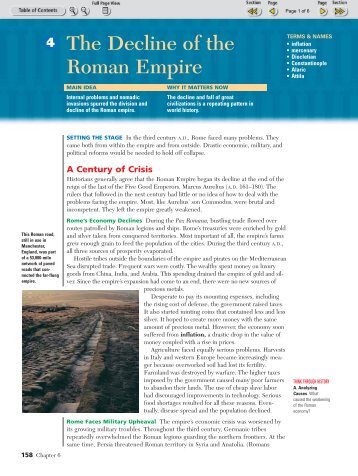 The Decline of the Roman Empire - New Braunfels ISD