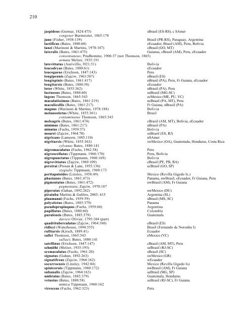 Electronic Version 2005 Checklist of the Cerambycidae, of the ...