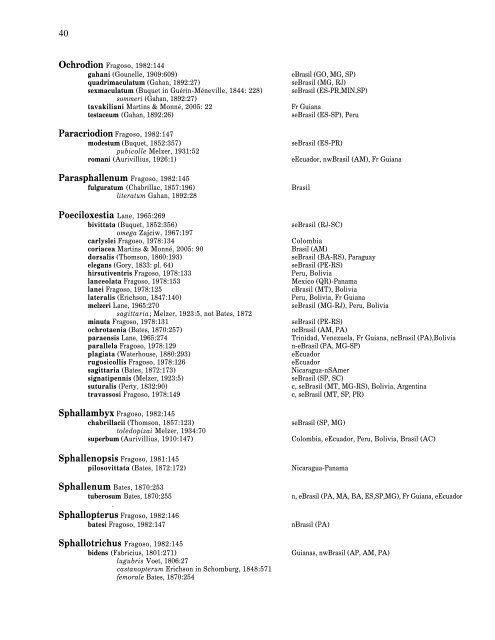 Electronic Version 2005 Checklist of the Cerambycidae, of the ...