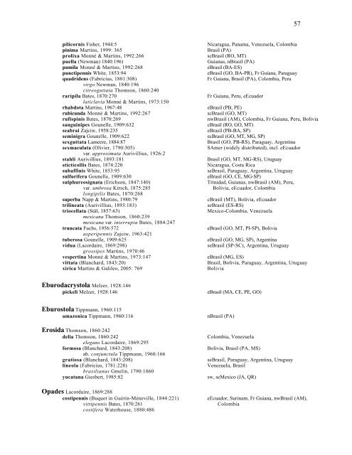 Electronic Version 2005 Checklist of the Cerambycidae, of the ...