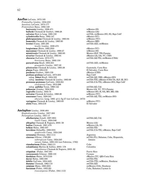 Electronic Version 2005 Checklist of the Cerambycidae, of the ...