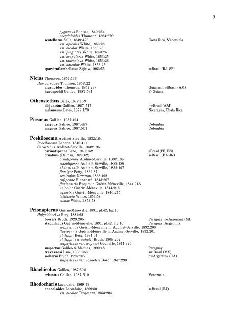 Electronic Version 2005 Checklist of the Cerambycidae, of the ...