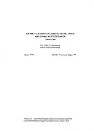 Air photo survey of coastal areas, Upolu and Savaii, Western Samoa ...