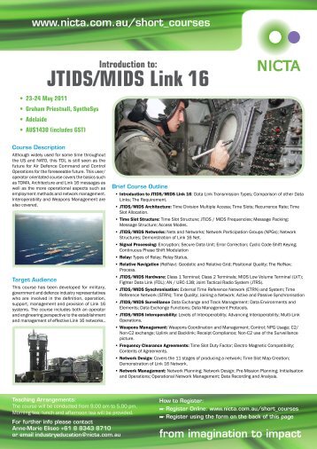 Introduction to: JTIDS/MIDS Link 16 - NICTA