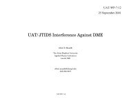 UAT/JTIDS Interference Against DME