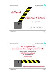 Personal Firewall @Guard