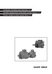 Axialkolben-Verstellpumpen Baureihe J-V Variable displacement ...