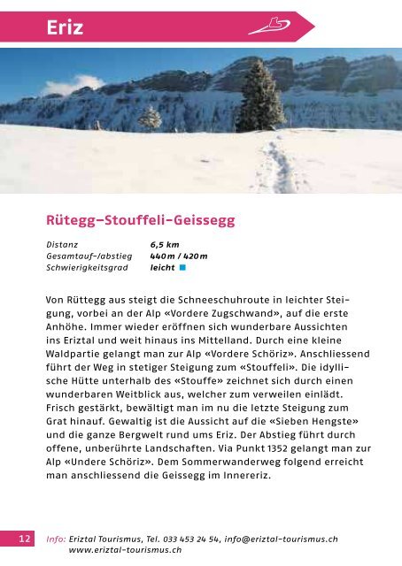 Auf grossem Fuss - Schneeschuhtrails