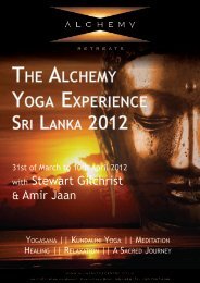 the alchemy yoga experience - UK Kundalini Yoga Teachers ...