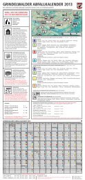Abfallkalender 2013 - Gemeinde Grindelwald