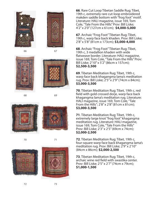 Antique Textiles, Carpets and Ethnographic Arts ... - Material Culture