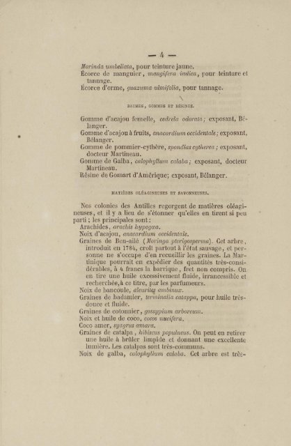 Catalogue des produits des colonies françaises envoyés à ... - Manioc