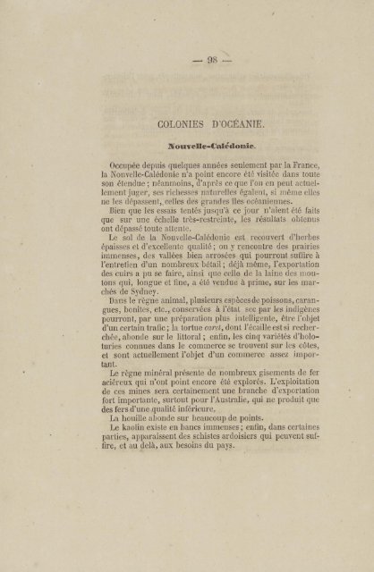 Catalogue des produits des colonies françaises envoyés à ... - Manioc