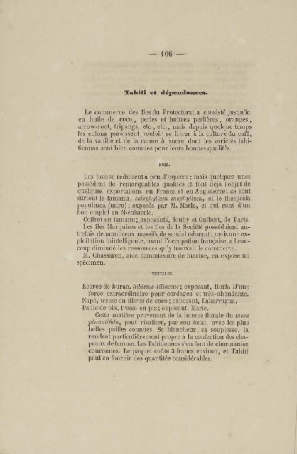 Catalogue des produits des colonies françaises envoyés à ... - Manioc