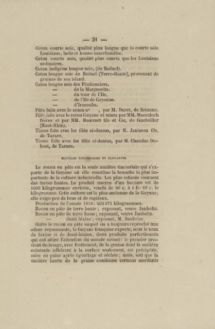 Catalogue des produits des colonies françaises envoyés à ... - Manioc