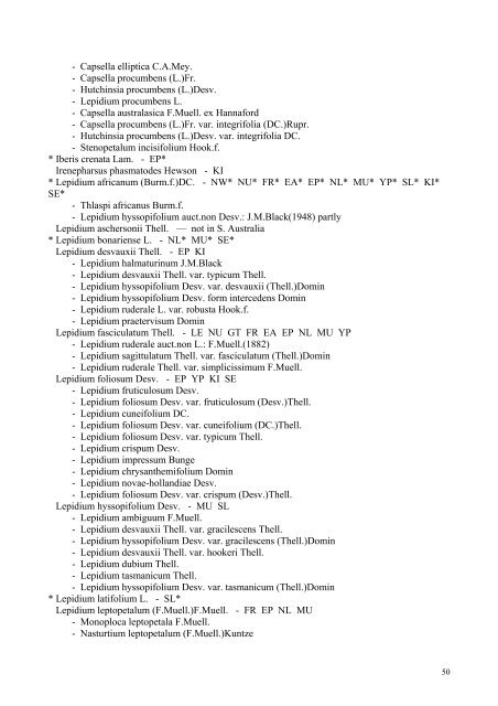 From: Bill Barker 82229303 [bbarker@deh - Electronic Flora of ...