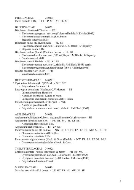 From: Bill Barker 82229303 [bbarker@deh - Electronic Flora of ...