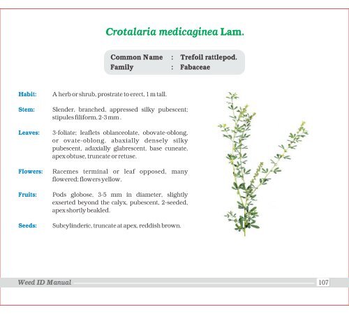 Family - Indian Society of Weed Science