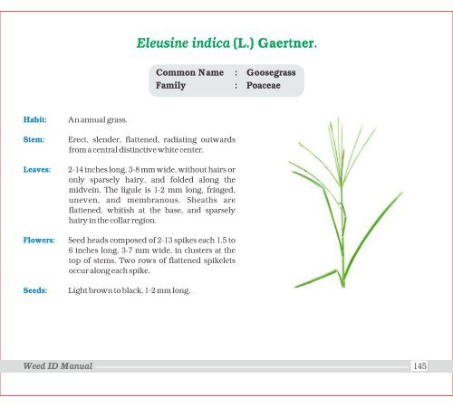 Family - Indian Society of Weed Science