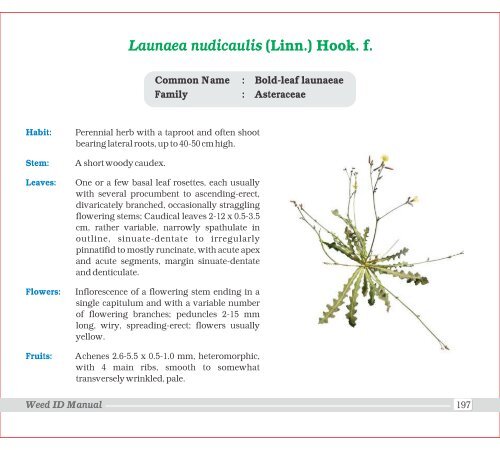 Family - Indian Society of Weed Science