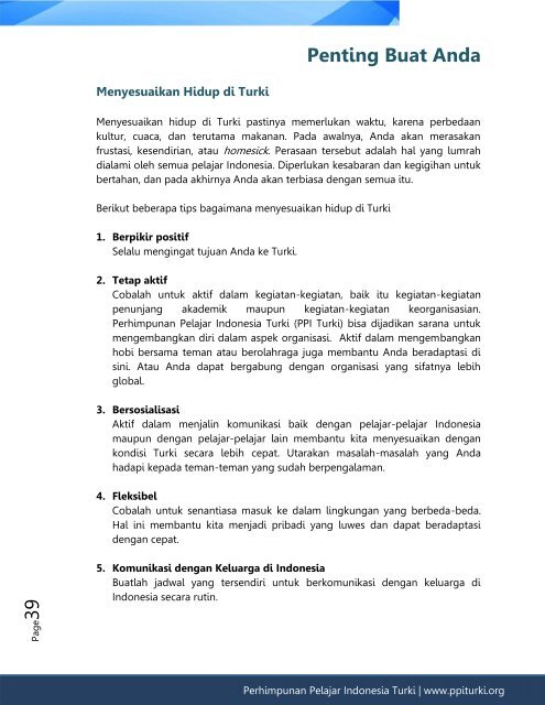 Booklet PPI Turki