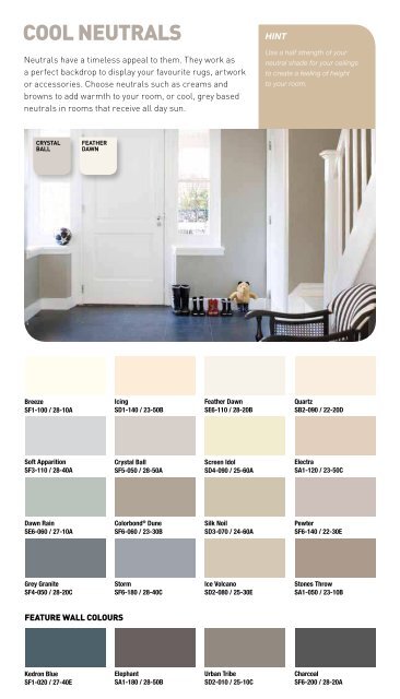 Solver Paints Colour Chart Interior