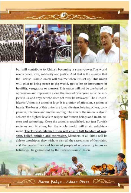 Communist China's Policy of Oppression in East Turkestan