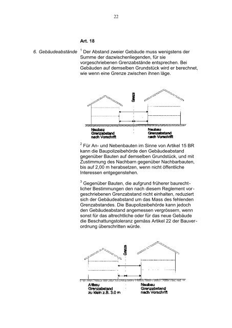 Baureglement - Seeberg