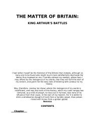 THE MATTER OF BRITAIN: - damowords