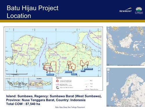 Paparan Umum Proyek Batu Hijau, PT. Newmont Nusa ... - Niva
