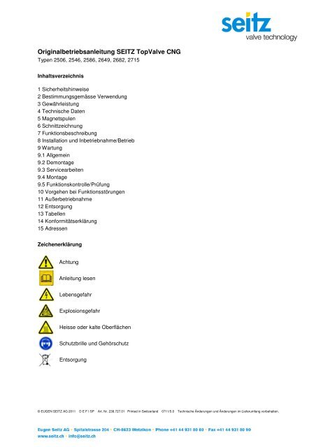 Betriebsanleitung Gen.2