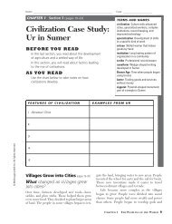 Civilization Case Study: Ur in Sumer - McEachern High School