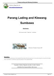 Parang Lading and Klewang Sumbawa - Old Jimbo's Site